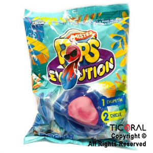 CHUPETIN MISTER POPS EVOLUTION HALLOWEEN DRACUPOPS (24 UNIDADESx 18GR) 432GR X 1